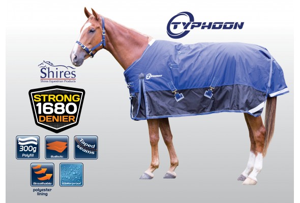 Shires Winter Typhoon Rug Only 300g