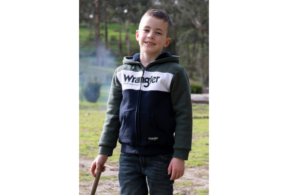 Wrangler Boys Elliot Zip Hoodie